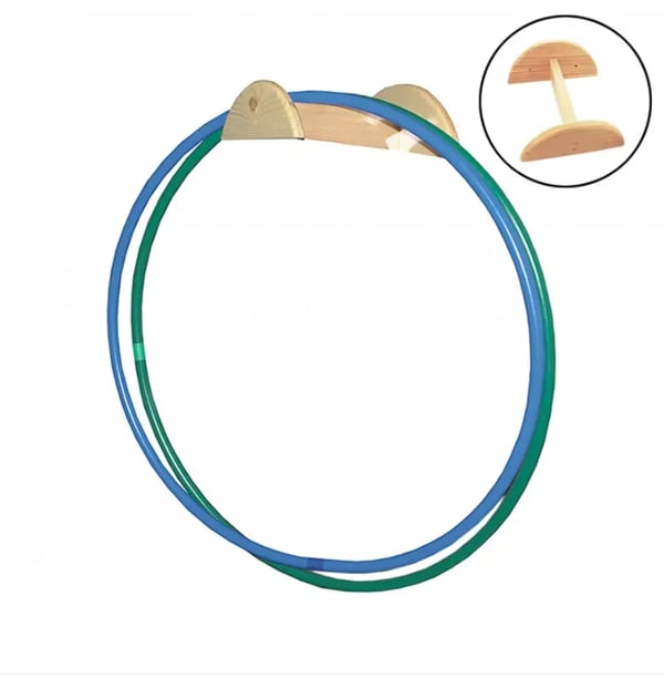 Holzständer für Spannreifen und Saiten